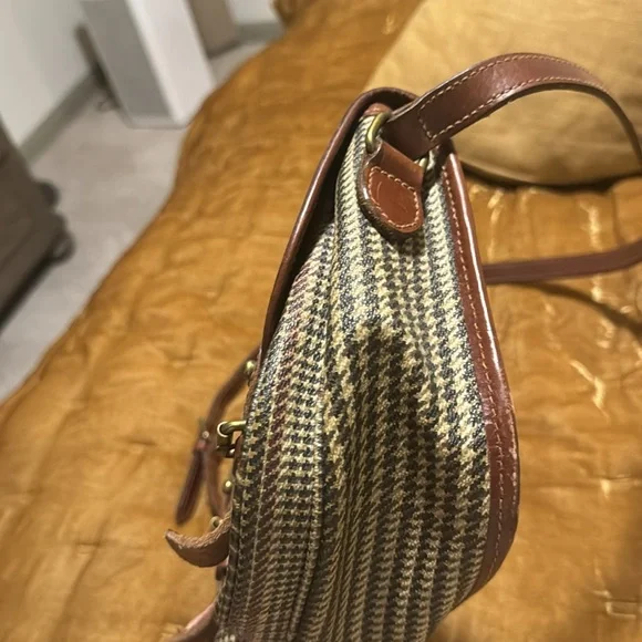 Polo RL houndstooth vintage crossbody.